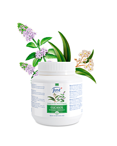 A photo of JUST Eucasol bath salts.