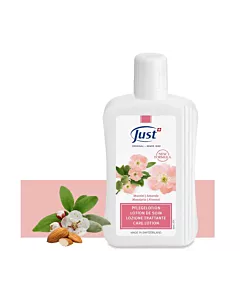 A photo of JUST Almond care lotion