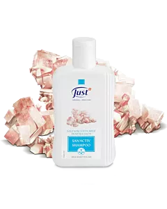 A bottle of San activ shampoo 250ml