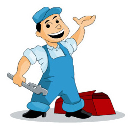 A picture of man with tools